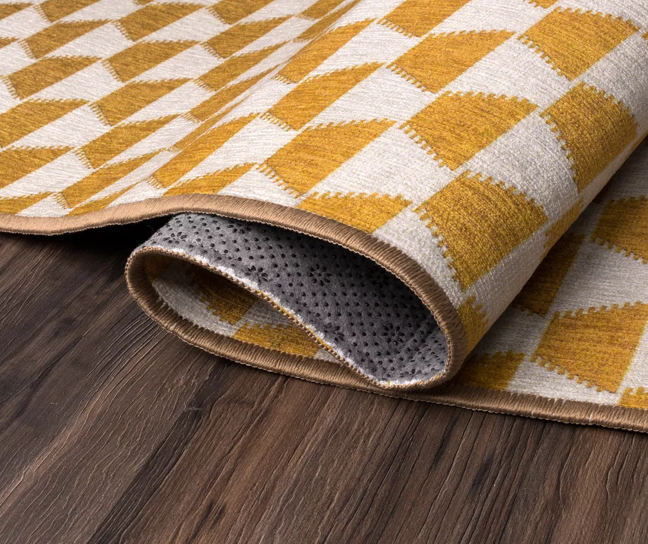 My Magic Carpet Yanis Gold Washable Area Rug 19 My Magic Carpet Yanis Gold Washable Area Rug - Image 19