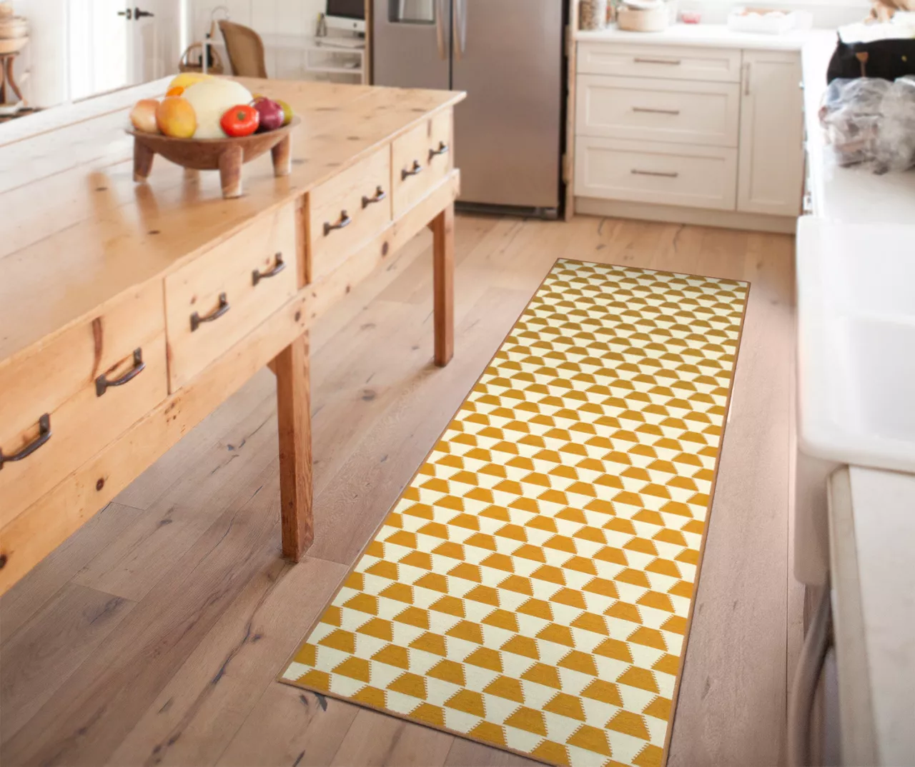 My Magic Carpet Yanis Gold Washable Area Rug 11 My Magic Carpet Yanis Gold Washable Area Rug - Image 11