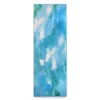 My Magic Carpet Watercolor Aqua Blue Washable Runner, (2'6" X 7')