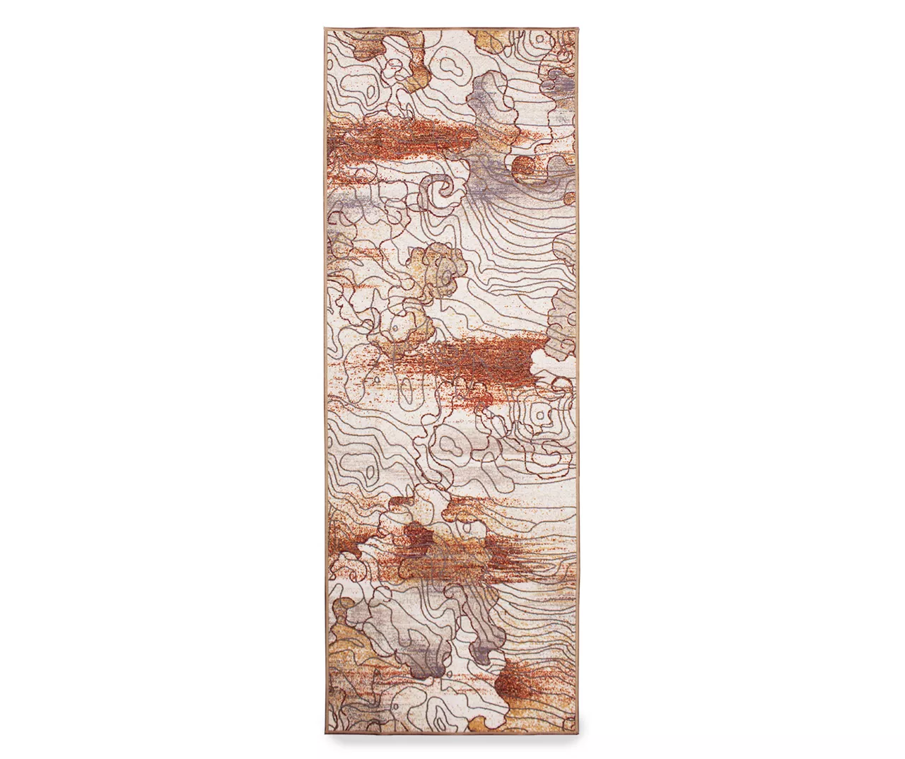 My Magic Carpet Vienna Abstract Washable Area Rug 2 My Magic Carpet Vienna Abstract Washable Area Rug - Image 2