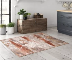 My Magic Carpet Vienna Abstract Washable Area Rug 23 My Magic Carpet Vienna Abstract Washable Area Rug -Home Decor Store 810537696 2