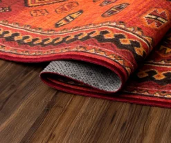 My Magic Carpet Phoenix Kilim Garnet Washable Area Rug -Home Decor Store 810537705 4