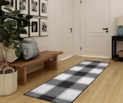 My Magic Carpet Buffalo Plaid Washable Area Rug -Home Decor Store 810537716 2