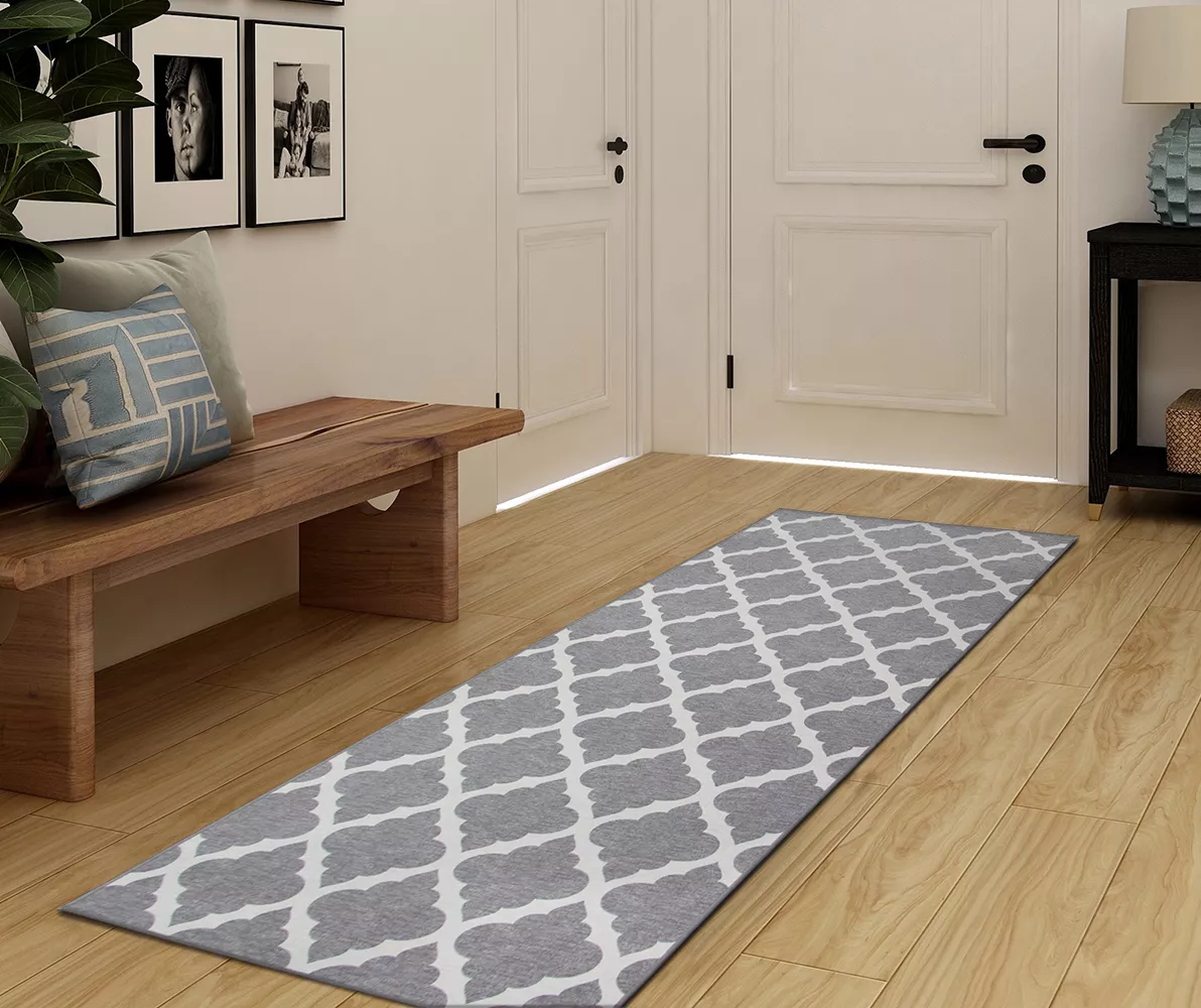 My Magic Carpet Moroccan Trellis Washable Area Rug 14 My Magic Carpet Moroccan Trellis Washable Area Rug - Image 14