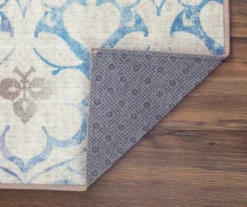 My Magic Carpet Leilani Damask Washable Area Rug -Home Decor Store 810537739 3