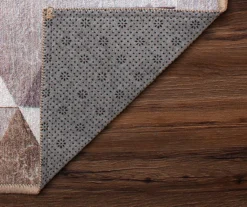 My Magic Carpet Lattice Geometric Neutral Washable Area Rug -Home Decor Store 810537744 4