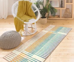 My Magic Carpet Flux Stripe Washable Area Rug 30 My Magic Carpet Flux Stripe Washable Area Rug -Home Decor Store 810537758 2