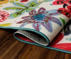 My Magic Carpet Floral Bloom Washable Area Rug -Home Decor Store 810537761 4
