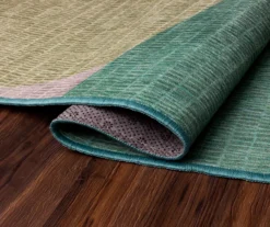 My Magic Carpet Cove Green Washable Area Rug -Home Decor Store 810537764 4