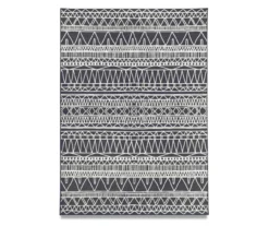 My Magic Carpet Chelsea Aztec Dark Gray Washable Area Rug -Home Decor Store 810537766