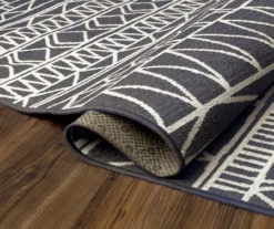 My Magic Carpet Chelsea Aztec Dark Gray Washable Area Rug -Home Decor Store 810537766 4