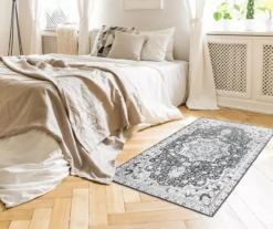 My Magic Carpet Parviz Gray Washable Area Rug 25 My Magic Carpet Parviz Gray Washable Area Rug -Home Decor Store 810537771 2