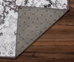 My Magic Carpet Parviz Gray Washable Area Rug 26 My Magic Carpet Parviz Gray Washable Area Rug -Home Decor Store 810537771 3
