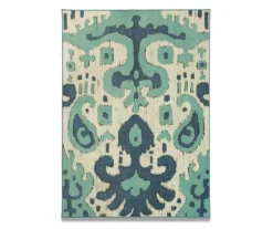 My Magic Carpet Ikat Washable Area Rug -Home Decor Store 810537778 1