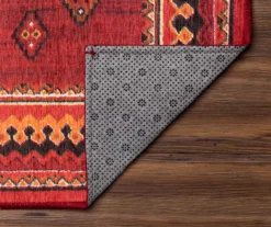 My Magic Carpet Phoenix Kilim Garnet Washable Area Rug -Home Decor Store 810537783 3