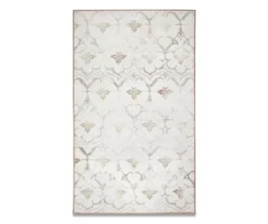 My Magic Carpet Leilani Damask Washable Area Rug -Home Decor Store 810537795 1