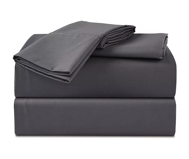 Charcoal Microfiber Full 4-Piece Sheet Set 1 Charcoal Microfiber Full 4-Piece Sheet Set