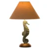 Brown & Blue Seahorse Table Lamp