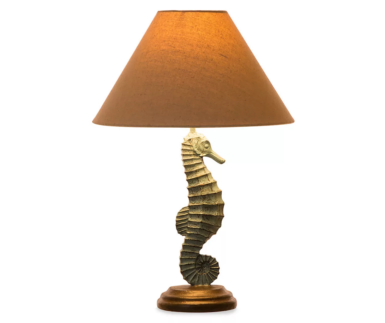 Brown & Blue Seahorse Table Lamp 1 Brown & Blue Seahorse Table Lamp