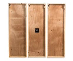 Black & White Distressed Roman Numeral 3-Piece Farmhouse Wall Clock Set, (31.5") -Home Decor Store 810546473 6