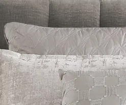 Gray Geometric Genoa Comforter Set -Home Decor Store 810547762 3