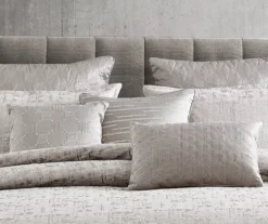 Gray Geometric Genoa Comforter Set -Home Decor Store 810547763 4