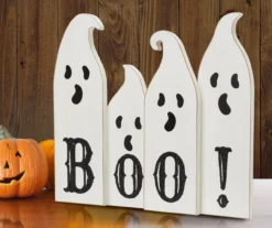 "Boo!" Ghost Family Tabletop Decor -Home Decor Store 810547787 6