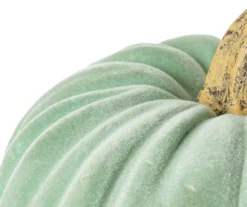 Mint Green Velvet 3-Piece Rib Pumpkin Set -Home Decor Store 810547831 3
