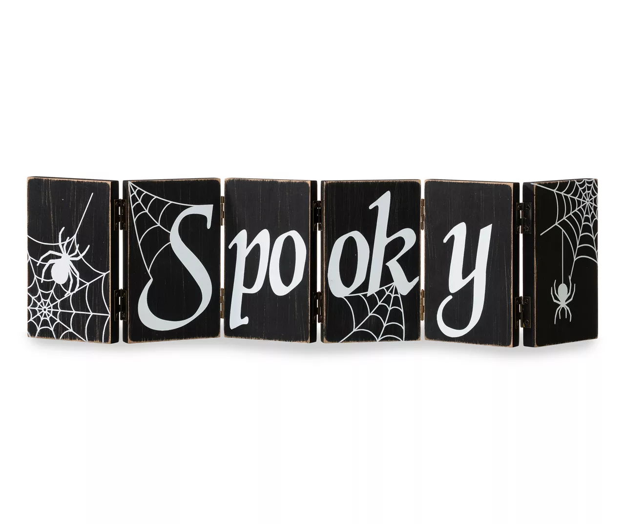 "Spooky" & "Wicked" Dual Sided Hinged Tabletop Decor 1 "Spooky" & "Wicked" Dual Sided Hinged Tabletop Decor