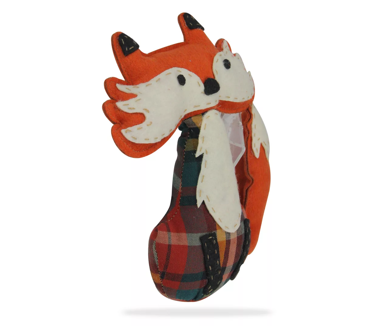 Northlight Plaid Sitting Fox Plush Tabletop Decor 3 Northlight Plaid Sitting Fox Plush Tabletop Decor - Image 3