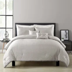 Farmhouse Seersucker Comforter Set -Home Decor Store 810552776 11