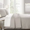 Ava Gray Diamond-Quilted Full/Queen 3-Piece Quilt Set