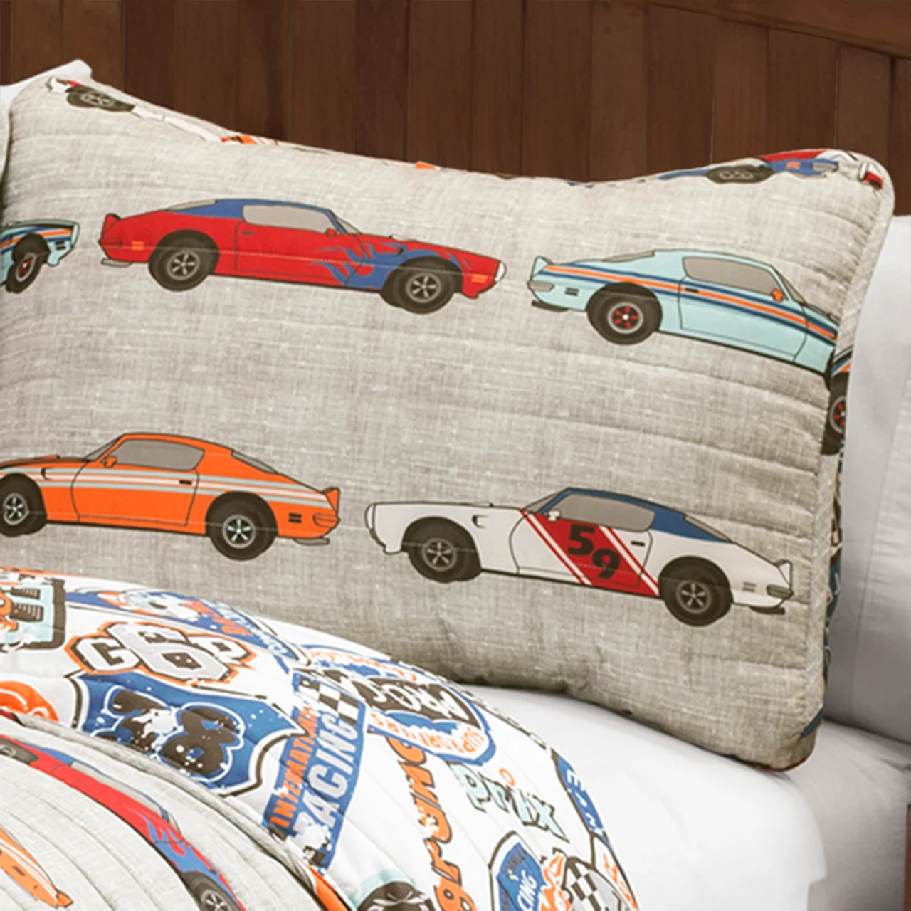 Multicolor Race Cars Quilt Set 19 Multicolor Race Cars Quilt Set - Image 19