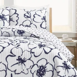 Scandinavian Floral Quilt Set -Home Decor Store 810553020 31