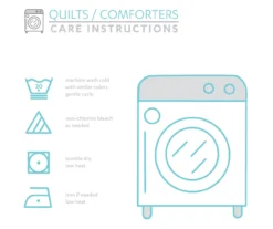 Hygge White & Taupe Geometric Full/Queen 3-Piece Quilt Set -Home Decor Store 810553066 4