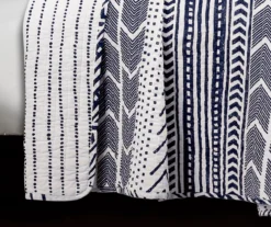 Hygge Navy & White Geometric Full/Queen 3-Piece Quilt Set -Home Decor Store 810553067 31