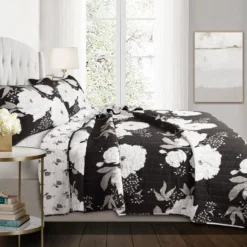 Zinnia Floral Quilt Set -Home Decor Store 810553287 11