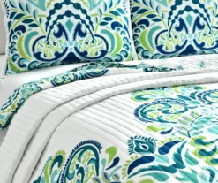 Clara Floral Reversible 3-Piece Quilt Set 32 Clara Floral Reversible 3-Piece Quilt Set -Home Decor Store 810553331 21