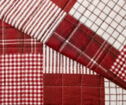 Greenville Plaid Patchwork Reversible 3-Piece Quilt Set 25 Greenville Plaid Patchwork Reversible 3-Piece Quilt Set -Home Decor Store 810553375 41