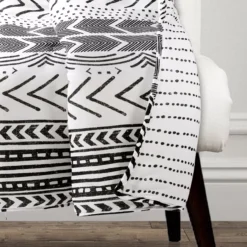 Hygge White & Black Geometric Throw, (50" X 60") 7 Hygge White & Black Geometric Throw, (50" X 60") -Home Decor Store 810553465 11