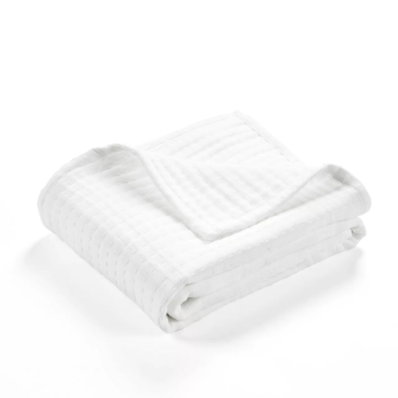 Kantha Off-White Stitch-Row Throw, (50" X 60") 4 Kantha Off-White Stitch-Row Throw, (50" X 60") - Image 4