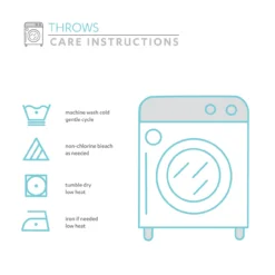 Pastel & Pink Flutter Butterfly Ruffle-Trim Quilted Throw, (50" X 60") -Home Decor Store 810553535 4