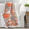 Briley Geometric Hexagon Quilted Sherpa Throw