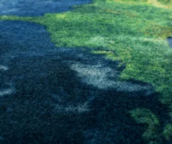 Mohawk Navy Western Hemisphere Earth Round Area Rug 23 Mohawk Navy Western Hemisphere Earth Round Area Rug -Home Decor Store 810559279 4