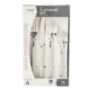 Real Living Gray Handle 16-Piece Flatware Set