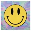 Yellow & Multi-Color Smiley Face Wrapped Canvas
