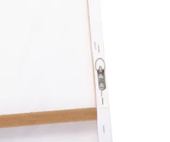 White & Green Embellished Cattail Wrapped Canvas -Home Decor Store 810567733 810567732 2