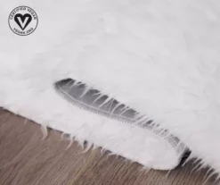 My Magic Carpet White Washable Shag Area Rug, (3' X 5') 11 My Magic Carpet White Washable Shag Area Rug, (3' X 5') -Home Decor Store 810571827 4