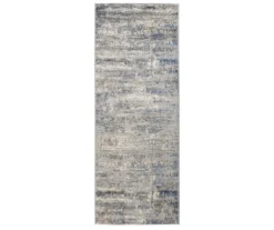 Emily Gray & Cream Abstract Shag Area Rug