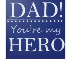 "Dad! You're My Hero" Pedestal Frame Tabletop Decor -Home Decor Store 810574263 4